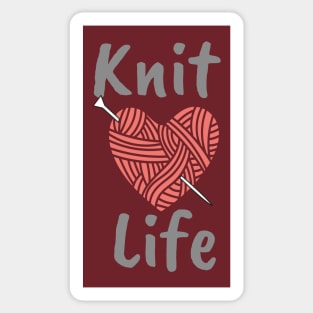 Knit life Sticker